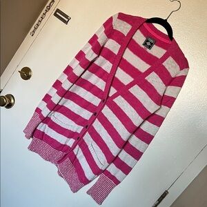 VS PINK striped cardigan
